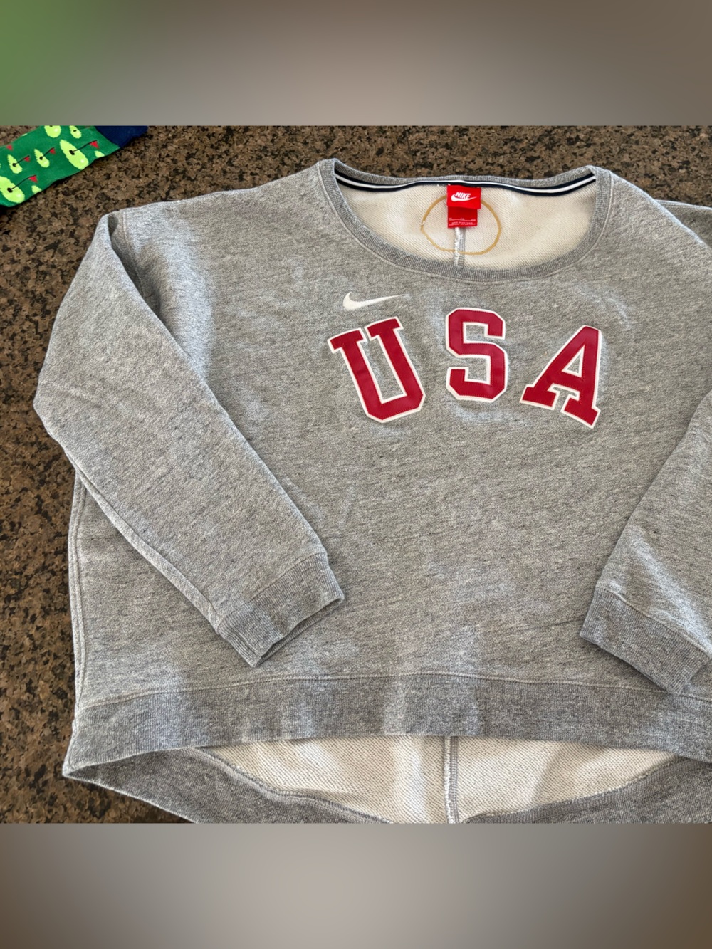 Nike womens USA crop sweatshirt XL